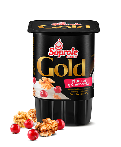 Yoghurt Gold Nueces Cranberries 165g